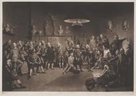 KG 08375
<br/>
Tekenen naar het naakt in de Royal Academy, Londen
<br/>
<em>Earlom, Richard (1742/43-1822)</em>